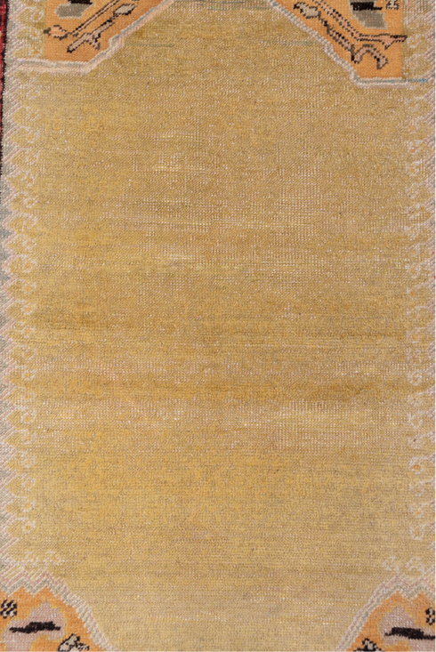 Vintage Oushak Area Rug (4' x 5')